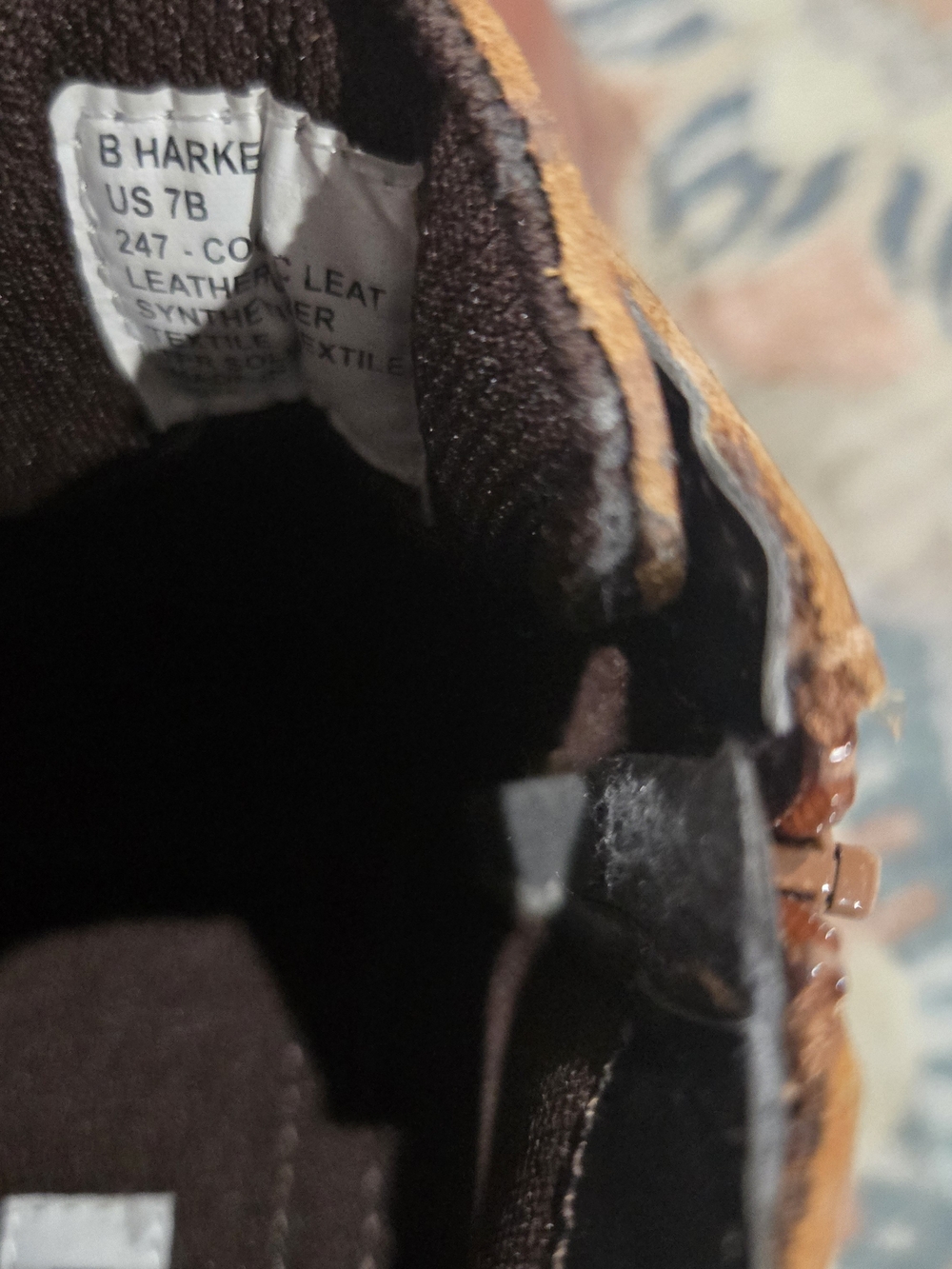 Steve Madden Men's 7 Leather Chukka Boots Brown - Picture 4 of 5